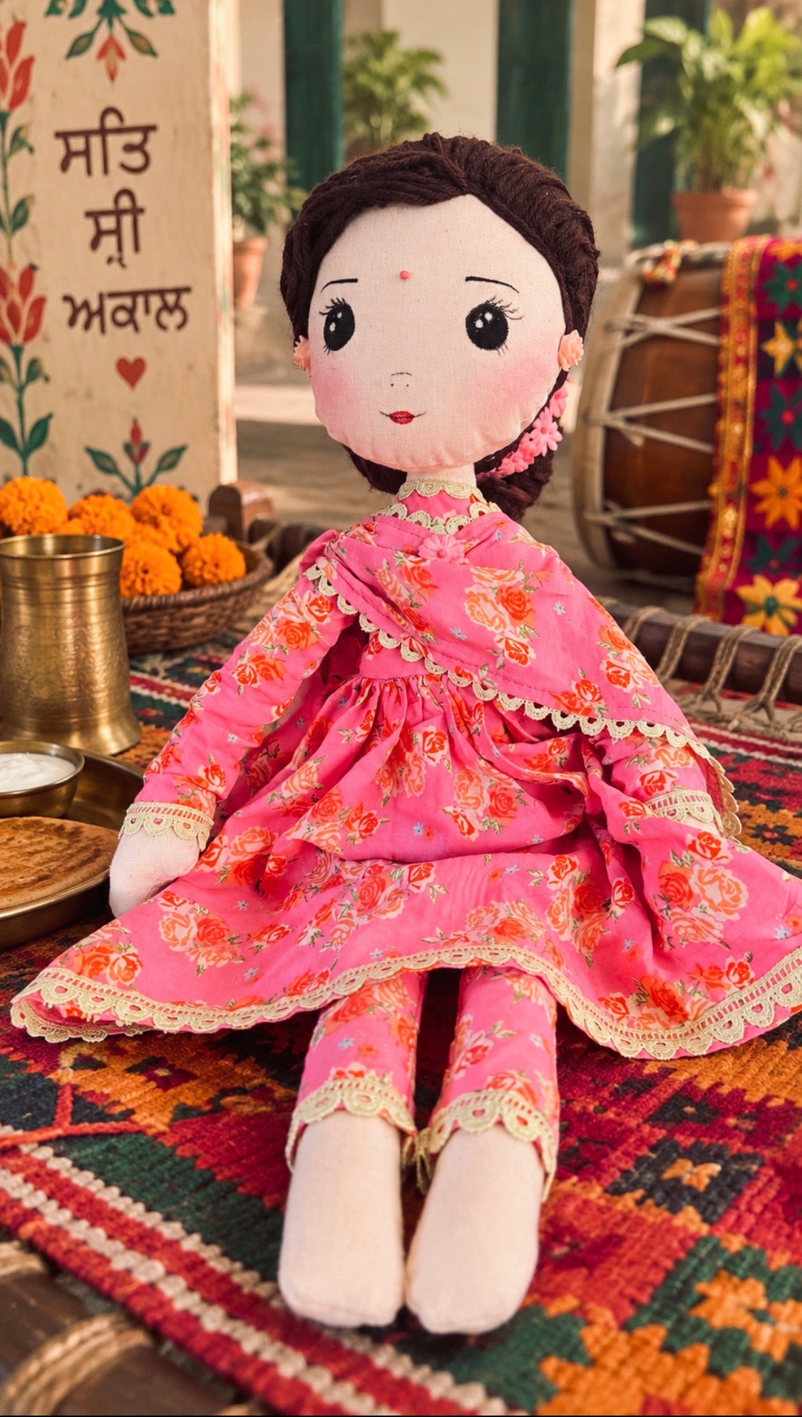 Handmade Punjabi Doll
